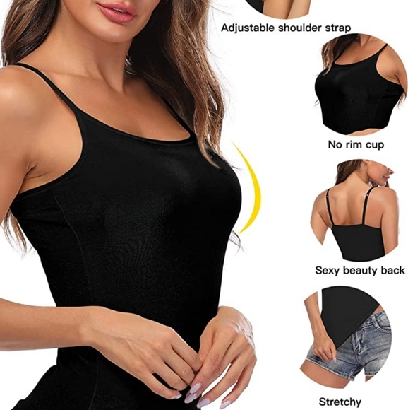 Womens Tank Camisole with Bu - Picture 2 of 2